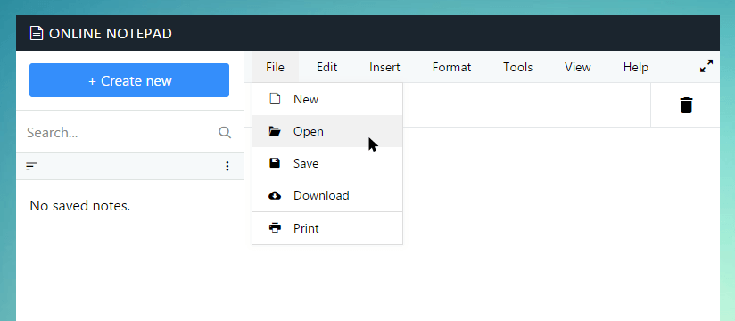 Open text file in Dryinfo